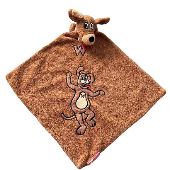 THE WIGGLES WAGS THE DOG BABY SECURITY BLANKET LOVIE LOVEY NUNU - Picture 1 of 5
